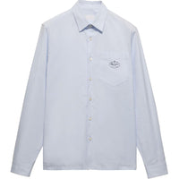 PRADA Pre Owned 2010s Logo embroidered Shirt