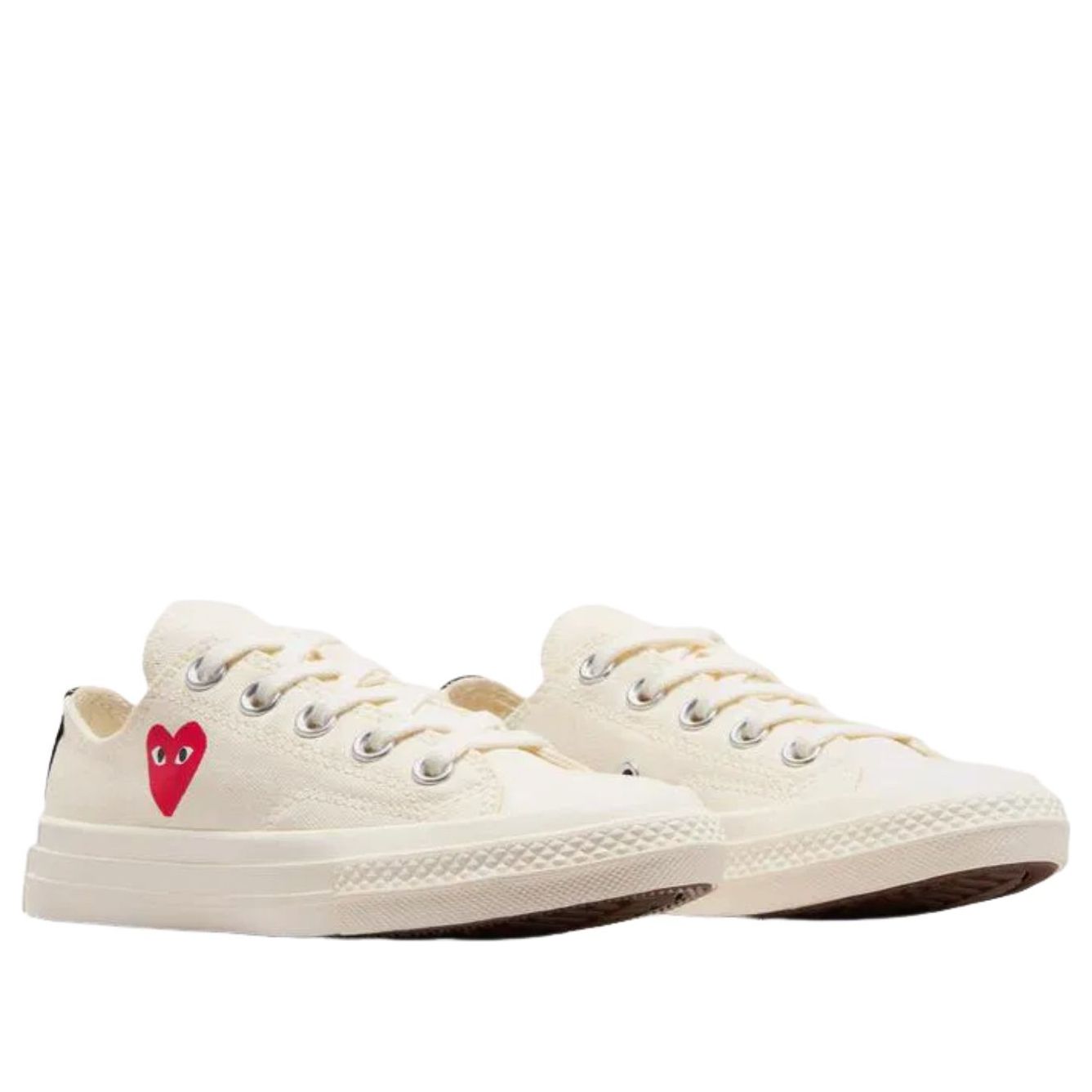 (PS) Converse x Comme des Garcons PLAY Chuck Taylor All Star 70 Ox 'Single Heart Milk' A08807C