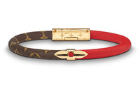 LOUIS VUITTON 2020 Monogram Lv Confidential Costume Bracelet
