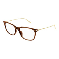 SAINT LAURENT Acetate Square Eyeglass Frames Women's Brown