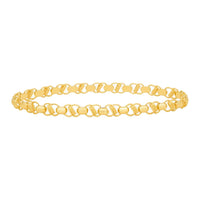SAINT LAURENT Brass Waist Chains Unisex Gold Width 2.5CM