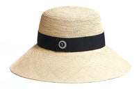 HERMES Straw Bucket Hats Women's Beige