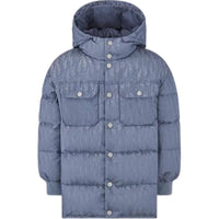 DIOR Down Jacket SS24 Gray Blue Kids'