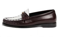 CELINE Loafers Men's White Brown