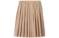 MIU MIU Knit Long Skirts Women's Sand Yellow
