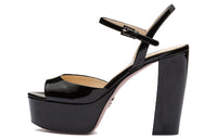 PRADA One-Strap Sandals 11.5cm Women's Black