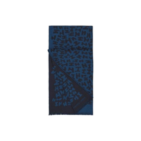 HERMES Cashmere Knit Scarves Men's Multicolor