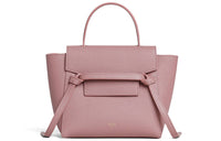 CELINE Grained Cow Leather Catfish Bag Shoulder Bag Crossbody Bag Handbag Women's Classical Rose