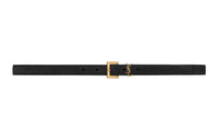 SAINT LAURENT Logo Plaque Belt