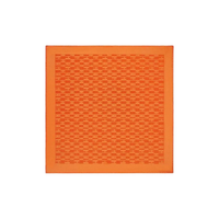 HERMES Silk Cocoon Silk Scarves Men's Orange