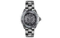 CHANEL J12 Collection Wrist Watch Automatic Mechanical Movement Ceramic Strap Gray Dial Men's