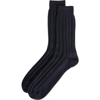 Loro Piana FW24 Mid-Calf Socks Women's 1 Pack Black