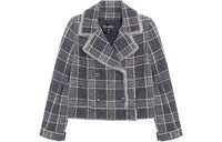CHANEL Jackets Women's Gray