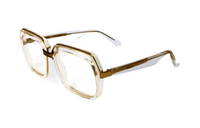 CELINE - Irregular Shape Eyeglass Frames Women's Gold