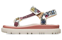 DIOR D-Wave Beach Sandals Women's White