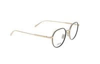 DIOR Metal Irregular Shape Eyeglass Frames Men's Gold
