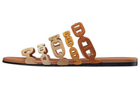 HERMES Thalassa Stylish Sandals Women's Brown
