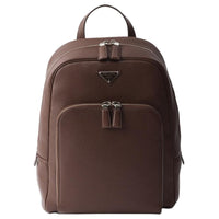 PRADA Calfskin Backpack Men's Umber