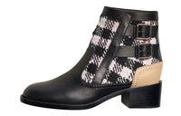 CHANEL Ankle Boots Women's Black