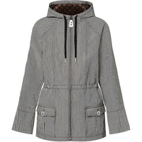 LOUIS VUITTON Striped Hooded Parka
