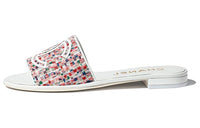 CHANEL Slide Slippers Women's Red Blue Green