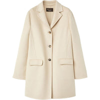 Loro Piana FW24 Coats Women's Cream Mixed Color