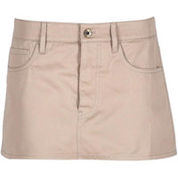 MIU MIU Casual Short Skirts Women's Khaki