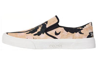CELINE Low Top Skateboard Shoes Men's Beige Black