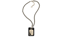 CHANEL Necklaces Unisex Black