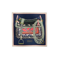 HERMES Shawls Women's Marine Blue