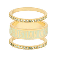 DIOR Metal Rings Women's Gold 2