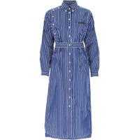 PRADA Long-Sleeved Dresses Women's Blue