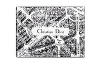 DIOR Cow Leather Card Holder Women's Black/White