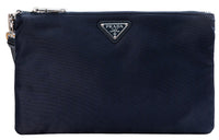 PRADA Nylon Fabric Storage Bags Clutches Regular Men's Blue