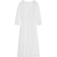 CELINE Maxi Dress In Cotton Twill