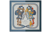 HERMES Shawls Unisex Blue