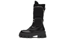 PRADA Monolith Crew Martin Boot Women's Black