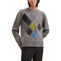 HERMES Cashmere Sweater Men's Dark Gray