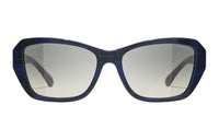 CHANEL Rectangular Sunglasses Unisex Blue