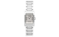 HERMES TANDEM Wrist Watch Quartz Movement Stainless Steel Strap White Dial Women's Watch
