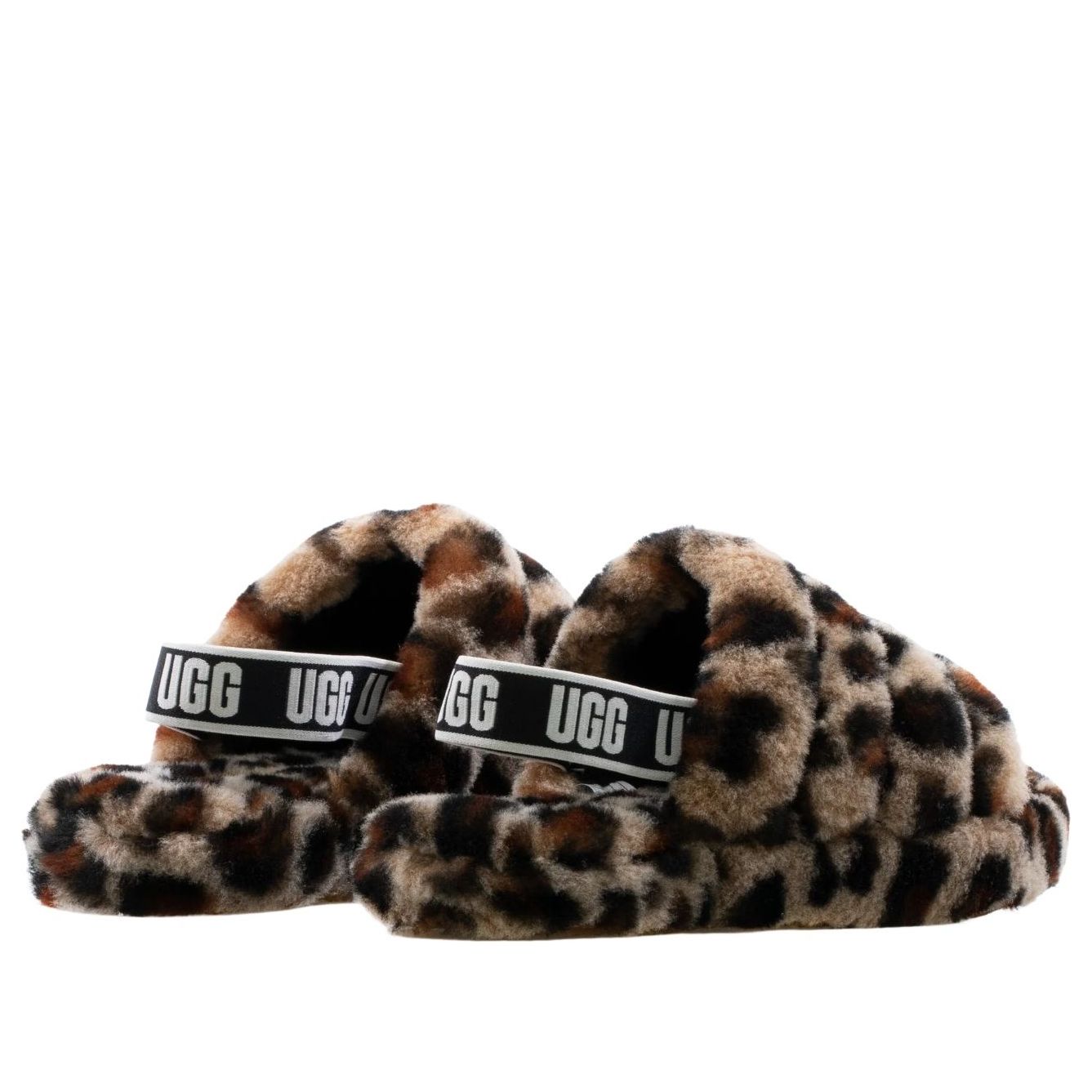 (PS) UGG Fluff Yeah Slide 'Leopard Amphora' 1110673K-AMP