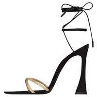 SAINT LAURENT Liza One Strap Sandals 11cm Women's Black