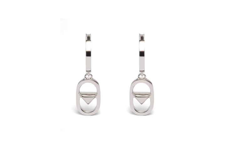 PRADA   Earrings Women's Silver