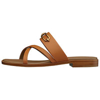 HERMES Stylish Sandals Women's Brown