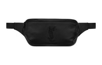 SAINT LAURENT Sheepskin Fanny Pack Men's Black
