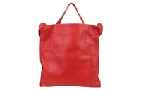 CELINE Calfskin Handbag Women's Red