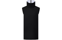 LOUIS VUITTON Split Turtleneck Cashmere Knit Dress Sleeveless Dress Women's Black