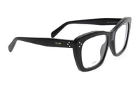 CELINE Acetate Square Eyeglass Frames Women's Black