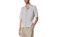 HERMES Shirts Men Mist White