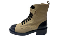 CHANEL Ankle Boots Women's Black Umber